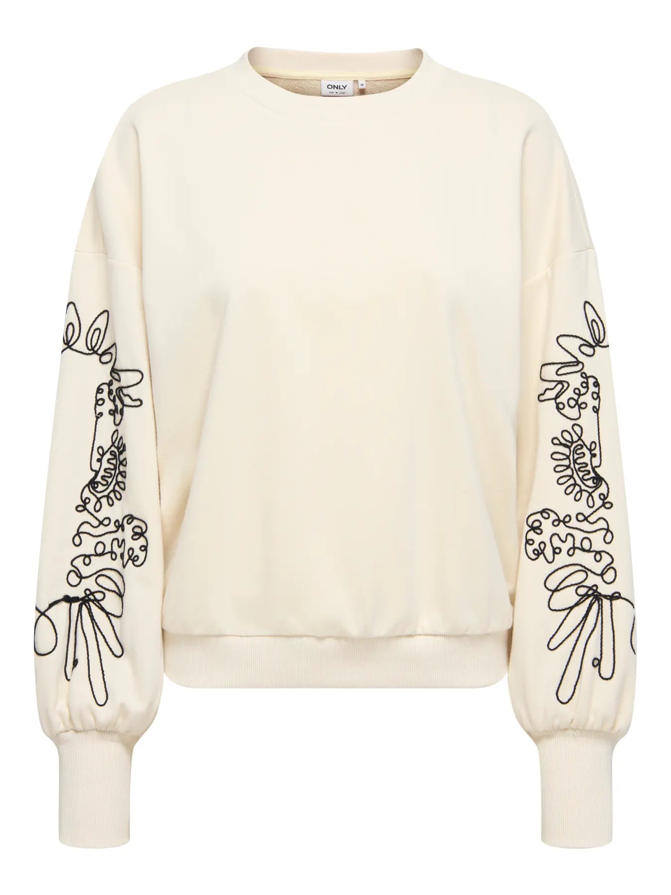 15363824 ONLbrooke L/S O-Neck Detail Sweatshirt