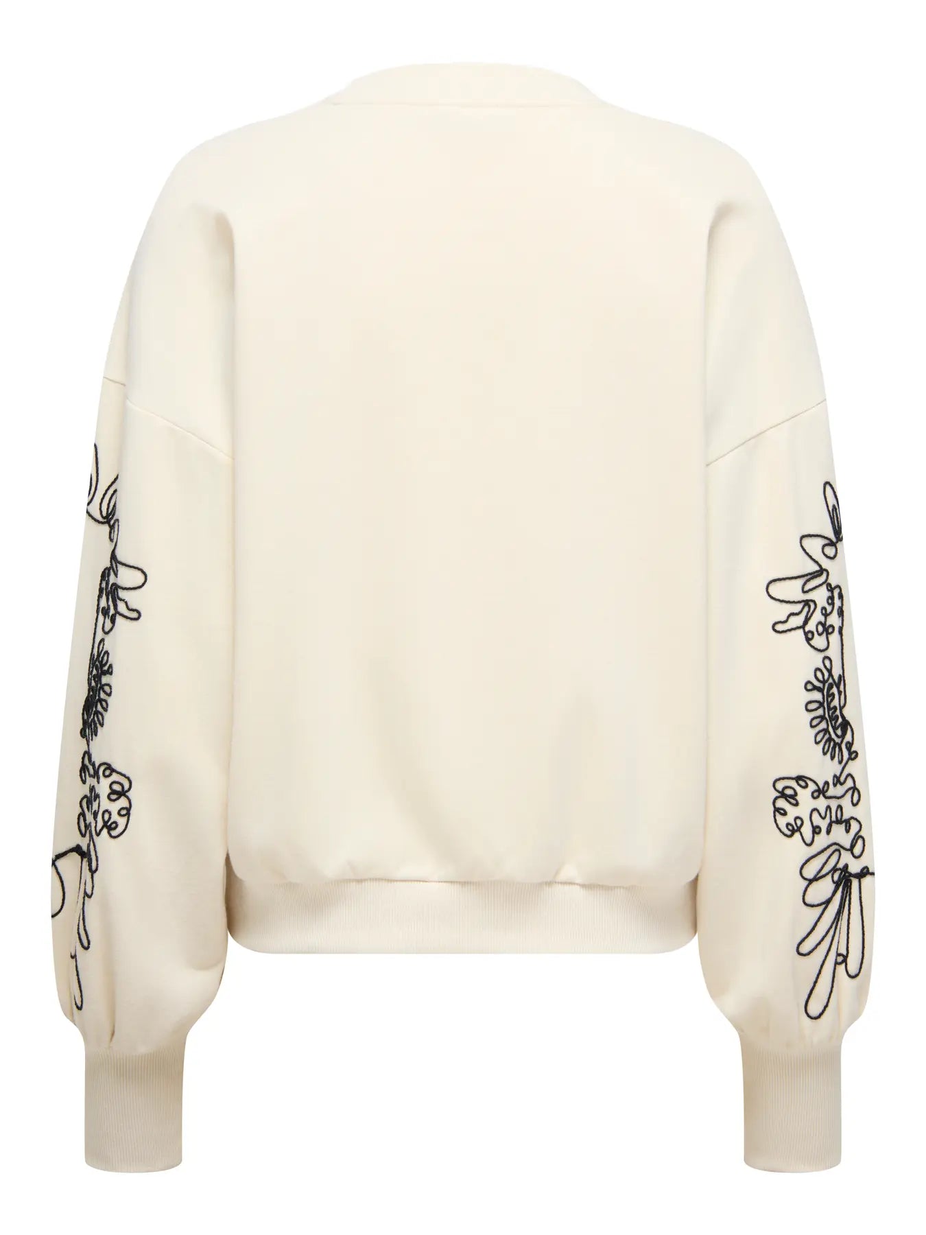 15363824 ONLbrooke L/S O-Neck Detail Sweatshirt