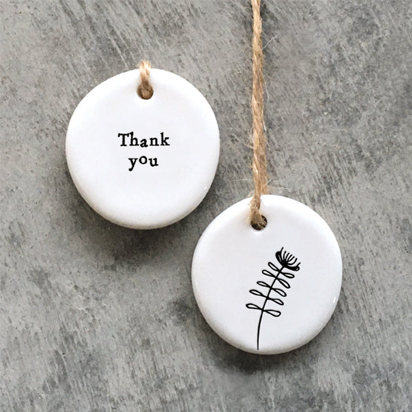 4098 Floral Hanger - Thank You