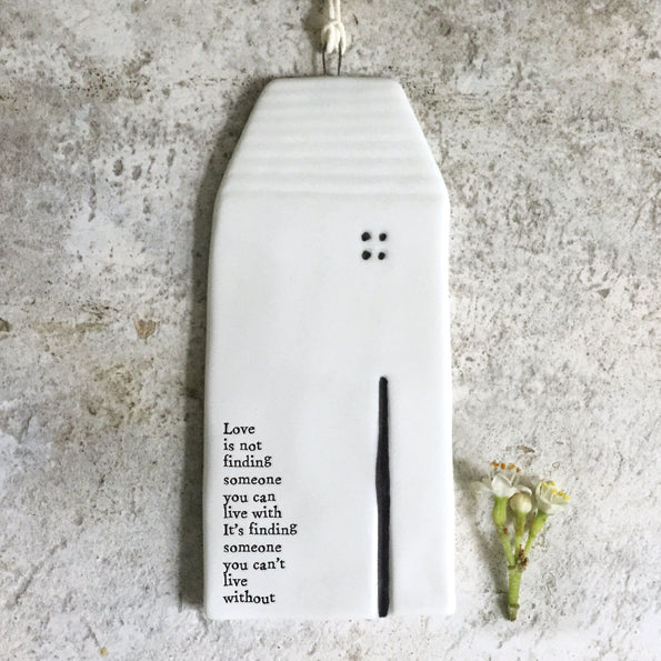 4281b Lg House Hanger - Love is Finding