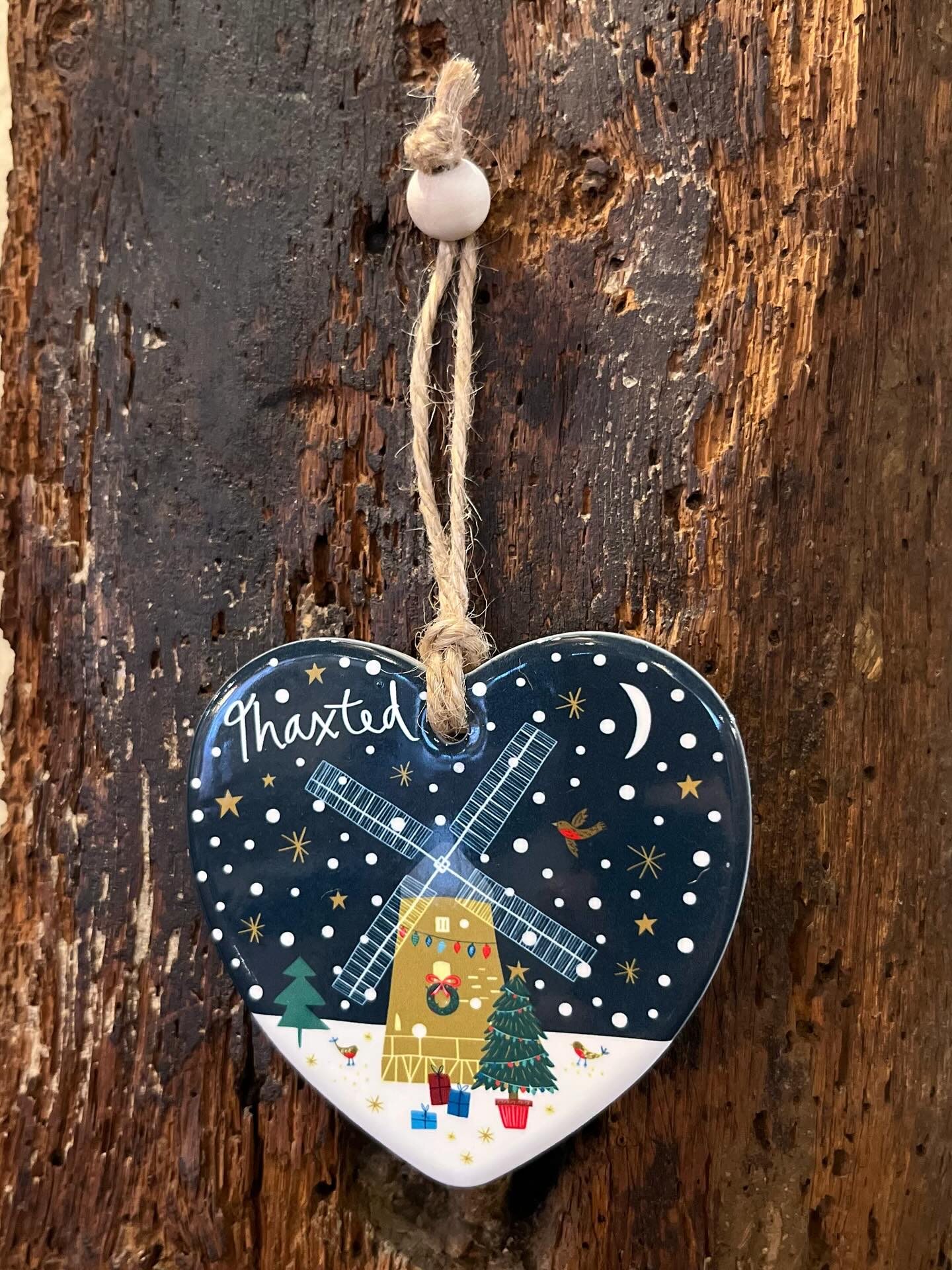 Thaxted Ceramic Heart Decoration