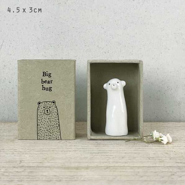6100b Tall Matchbox - Bear