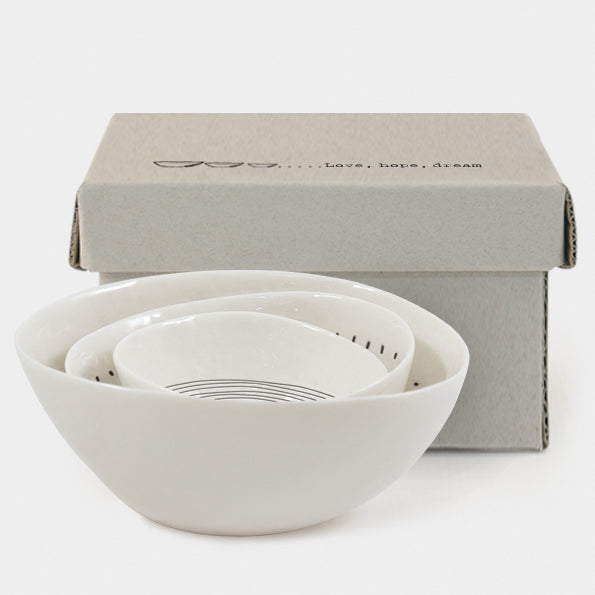6149 Bowl Trio Happy Together Forever