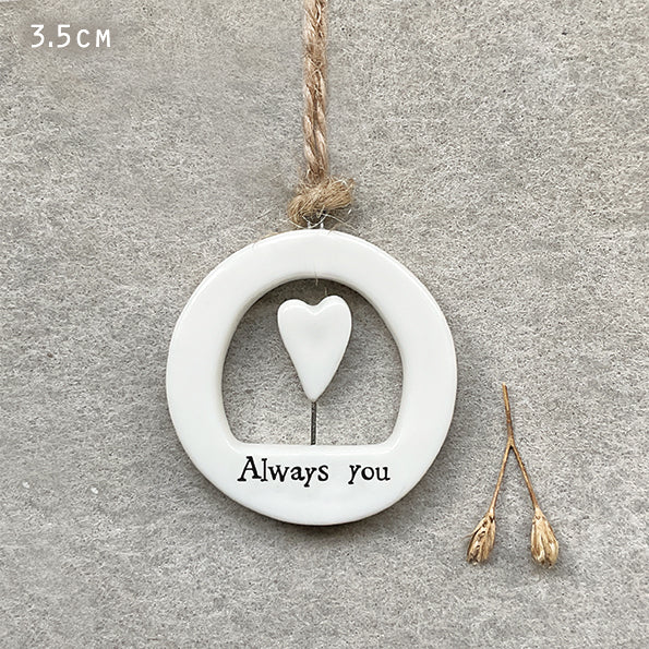 6631 Cut Out Hanger - Always You