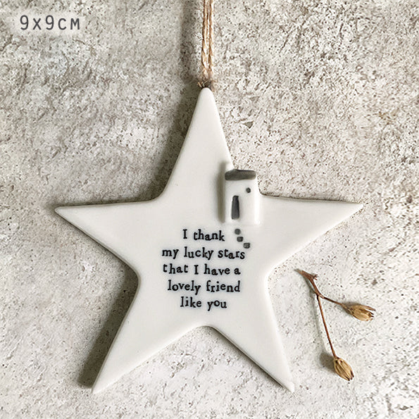 6659 Porcelain Star - Thank my Lucky Stars