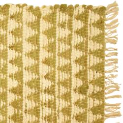 ASP2215 Chindi Rag Rug 60x90 Olive