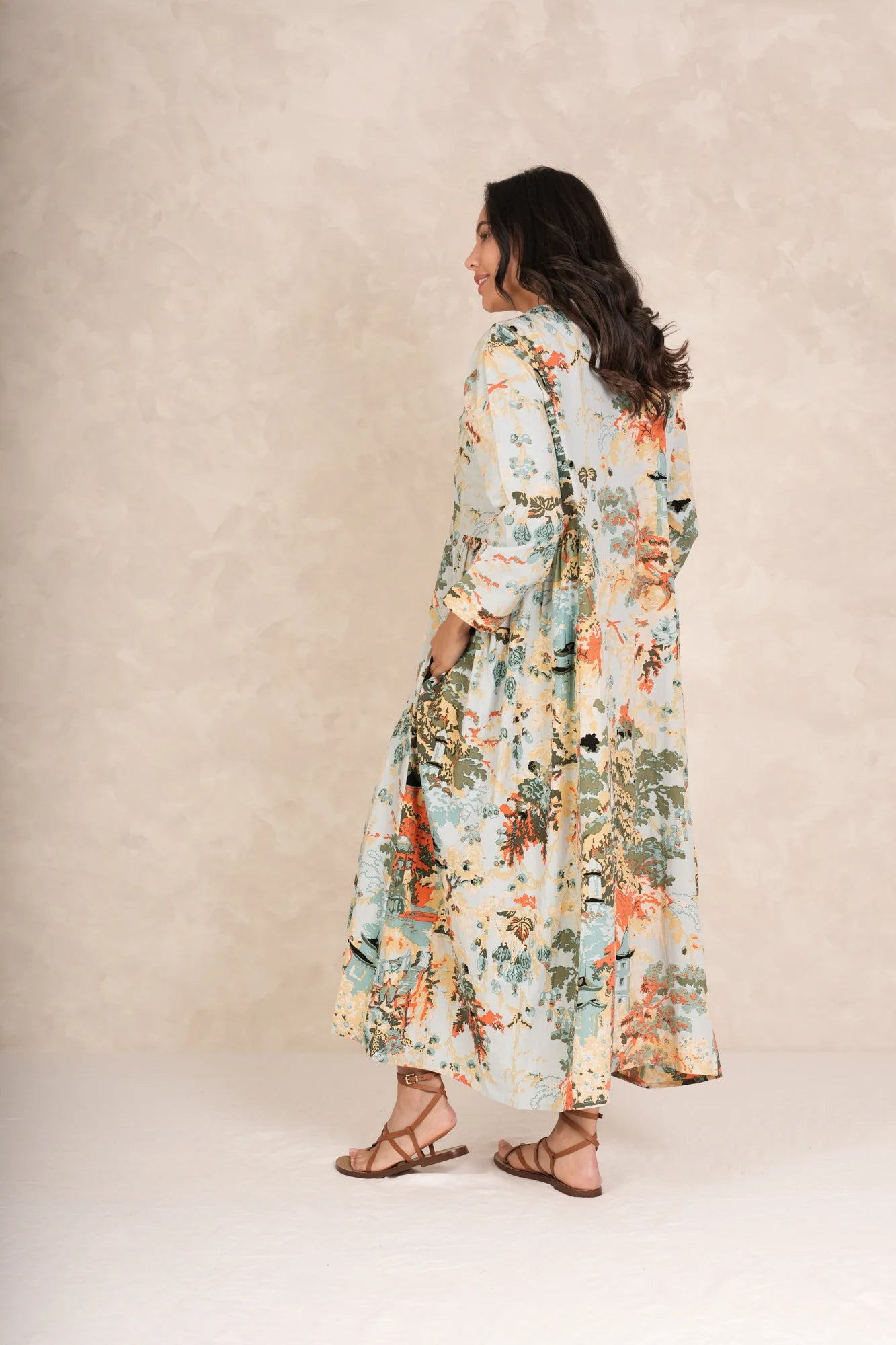 One Hundred Stars Pinch Pleat Dress