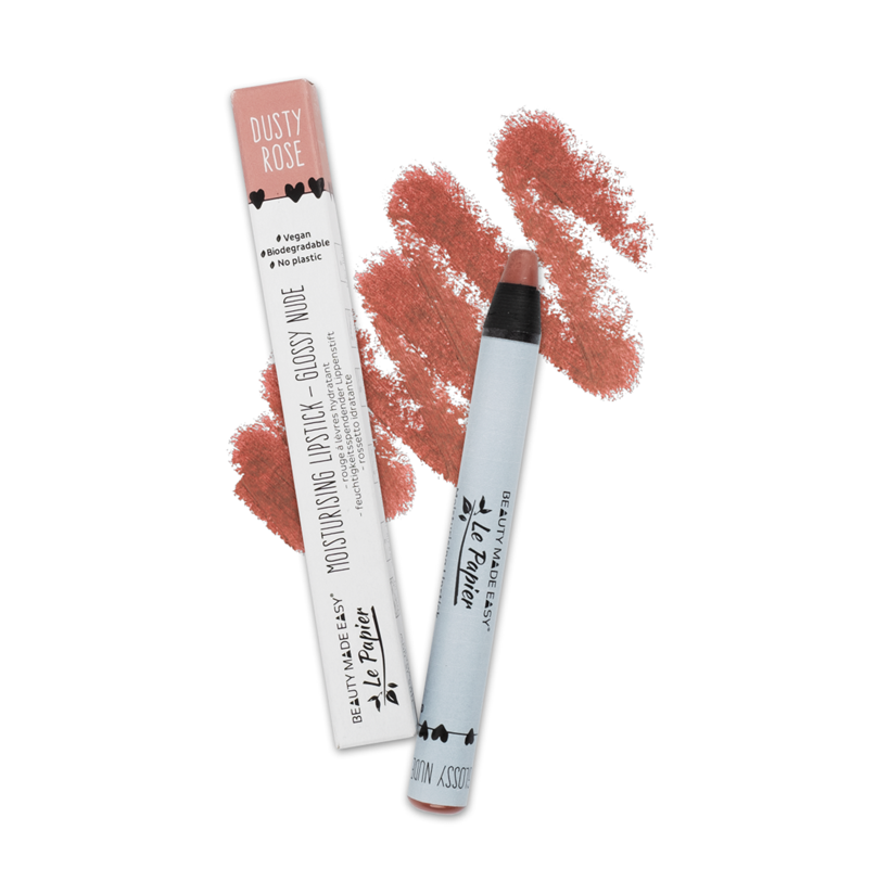 BME-2006Moisturizing lipstick - Glossy Nudes - DUSTY ROSE - 6 g