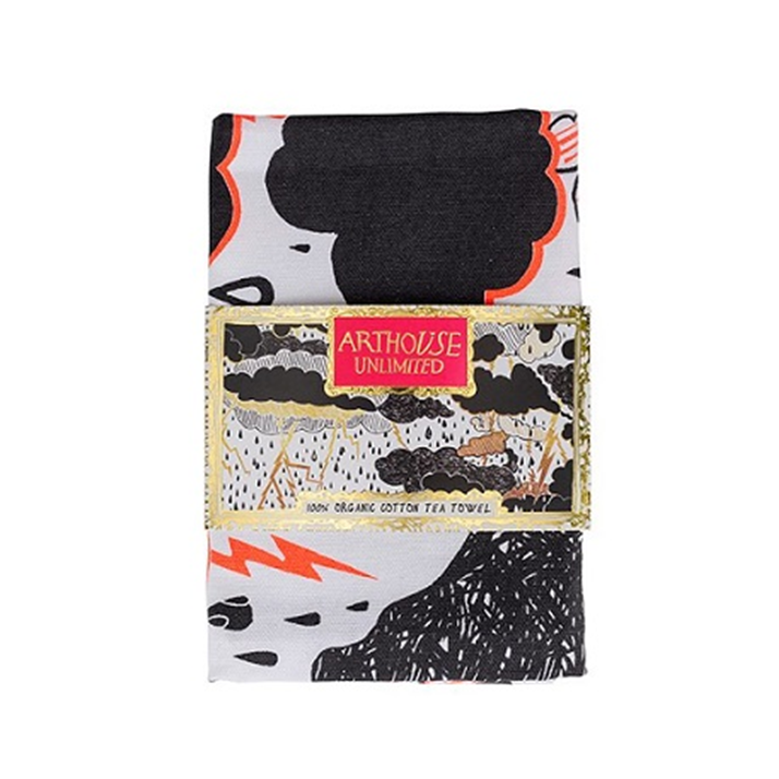 Tea072 Organic Cotton Tea Towel - Rumble