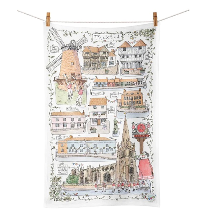 HW10 Thaxted Tea Towel
