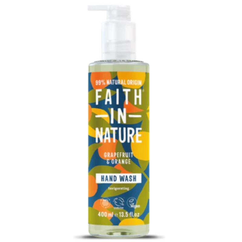 DY505 Faith in Nature Handwash Grapefruit/Orange 400ml Btl