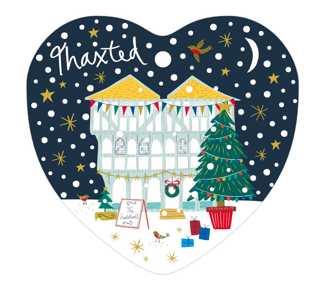 Thaxted Ceramic Heart Decoration