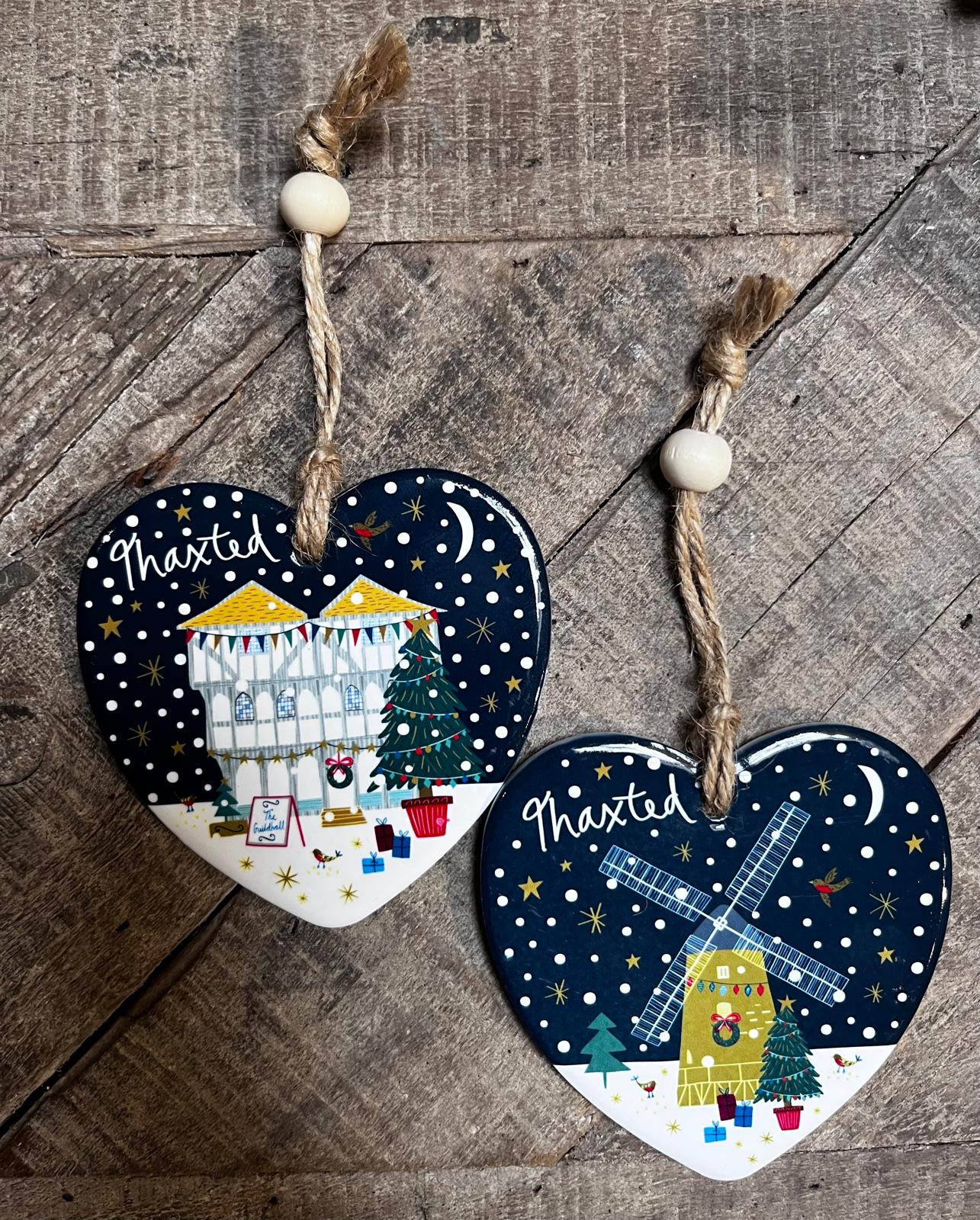 Thaxted Ceramic Heart Decoration