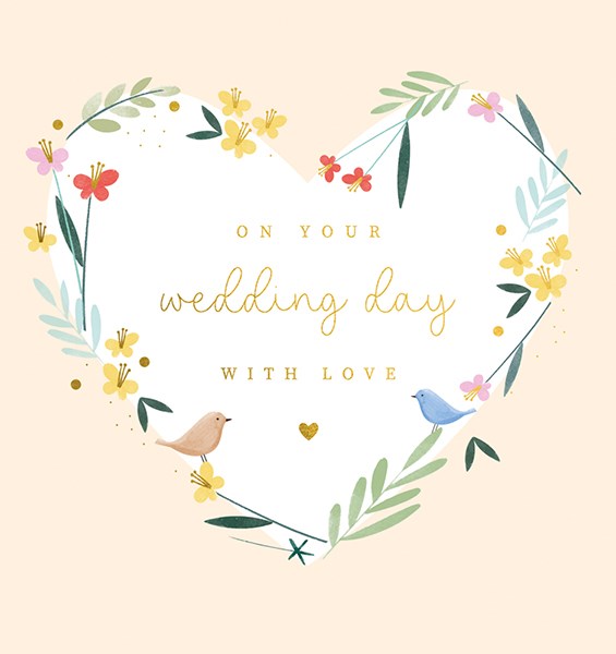 AF250A Wedding floral Sprigs and birds
