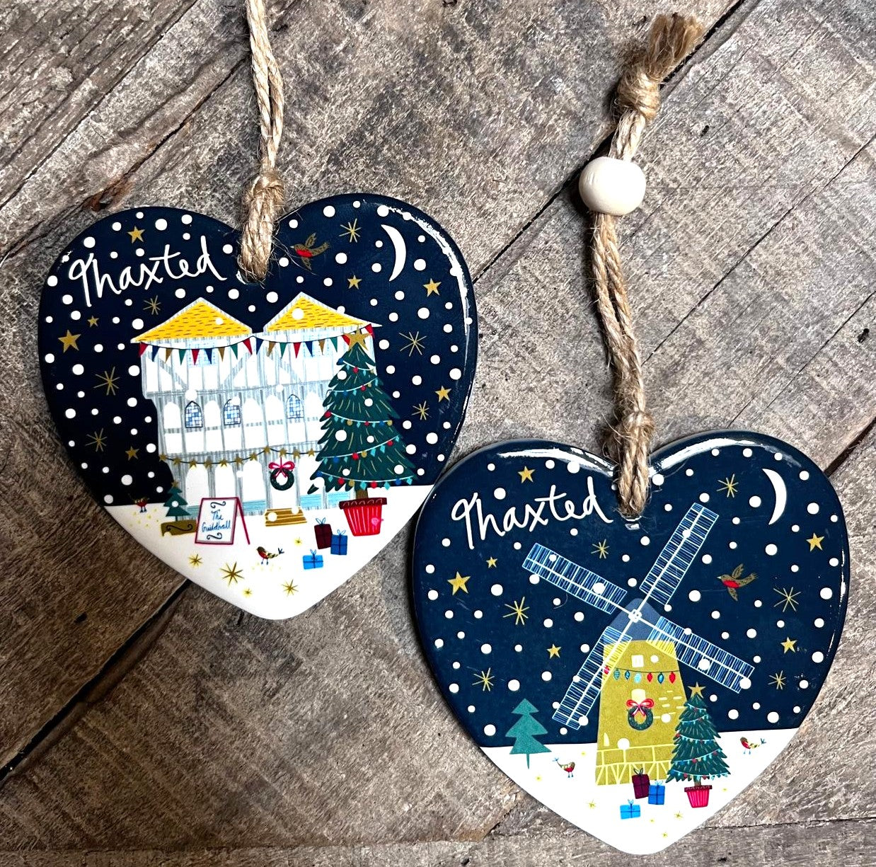 Thaxted Ceramic Heart Decoration