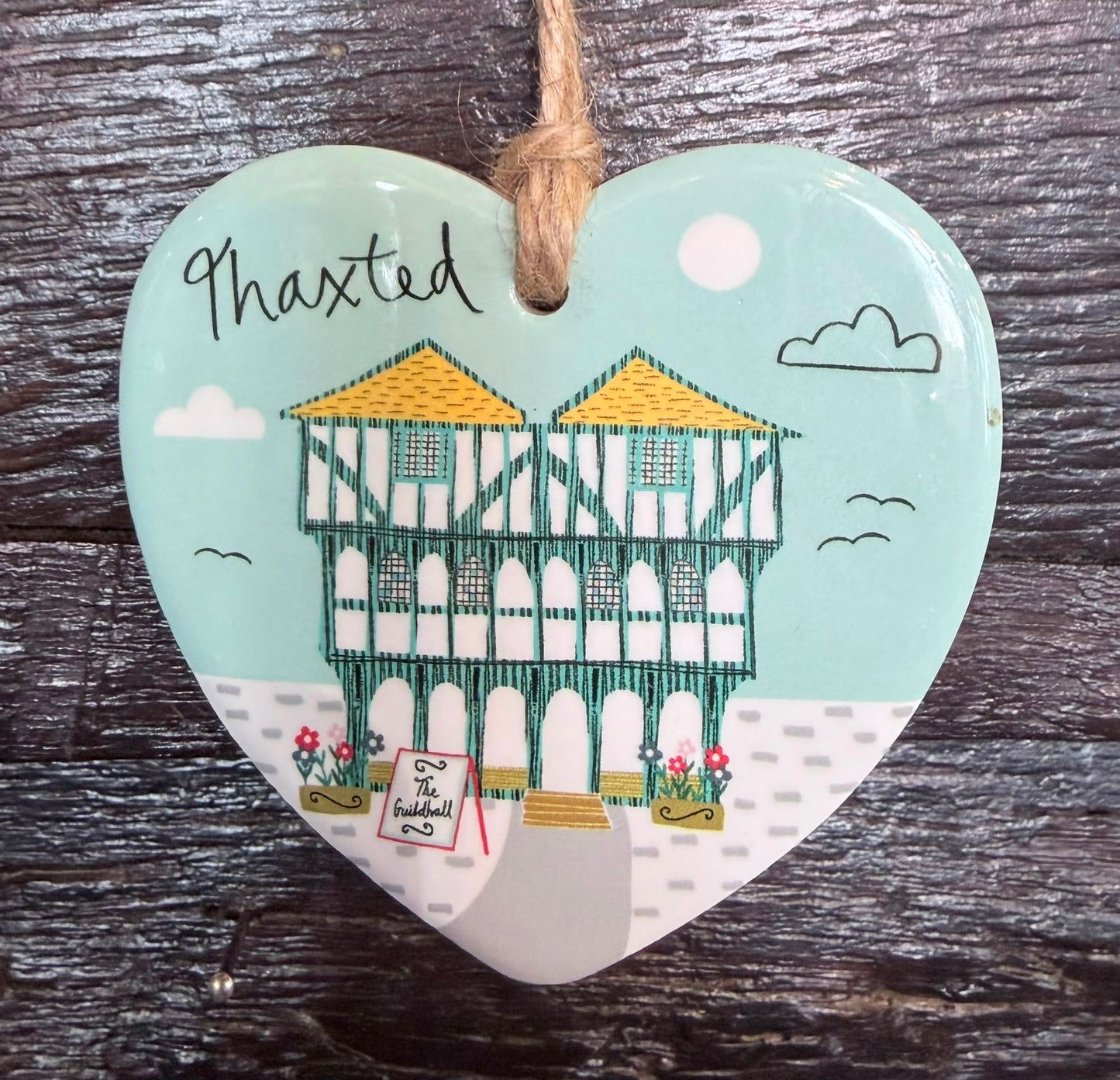 Thaxted Ceramic Heart Decoration Day