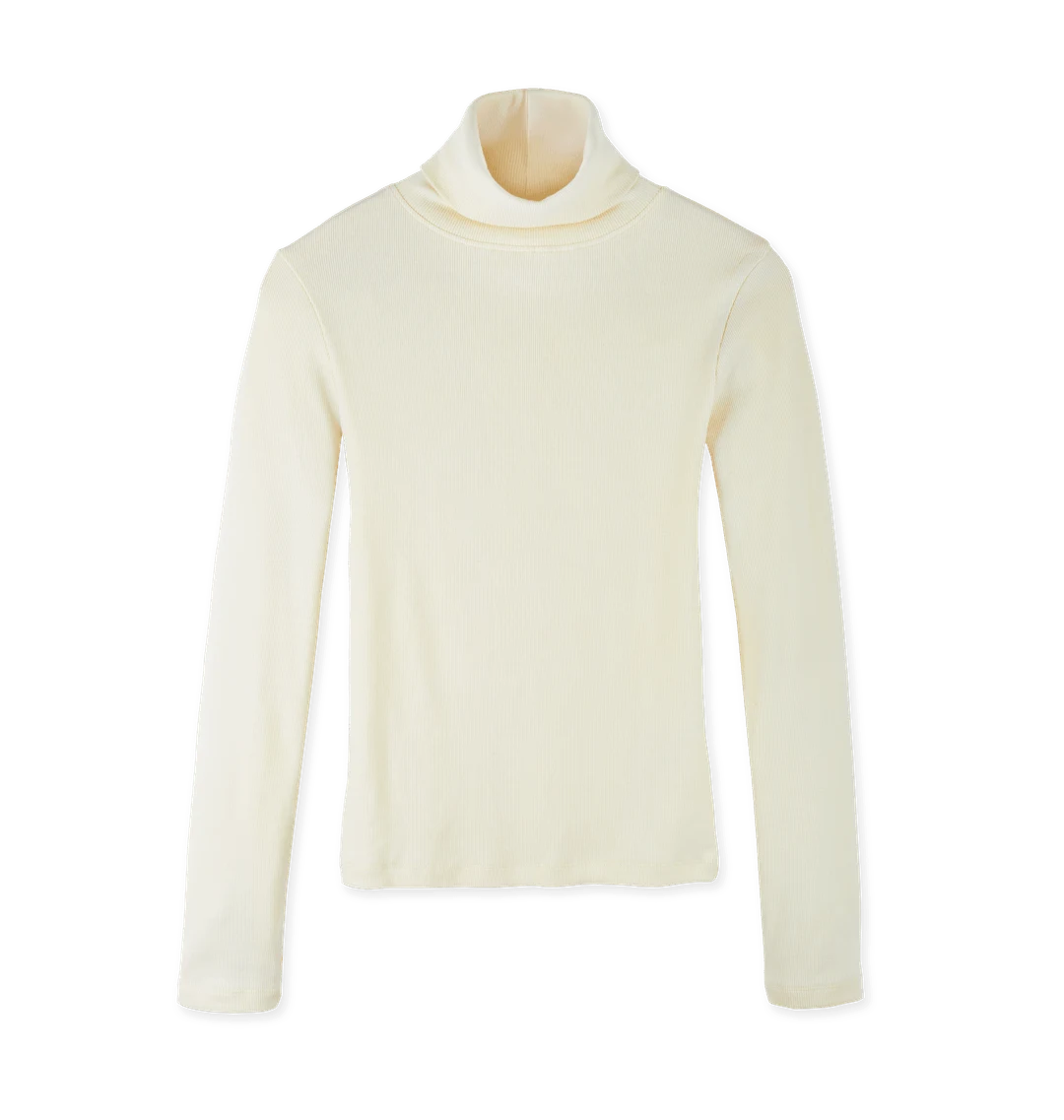 Women's Ribbed Turtleneck Top