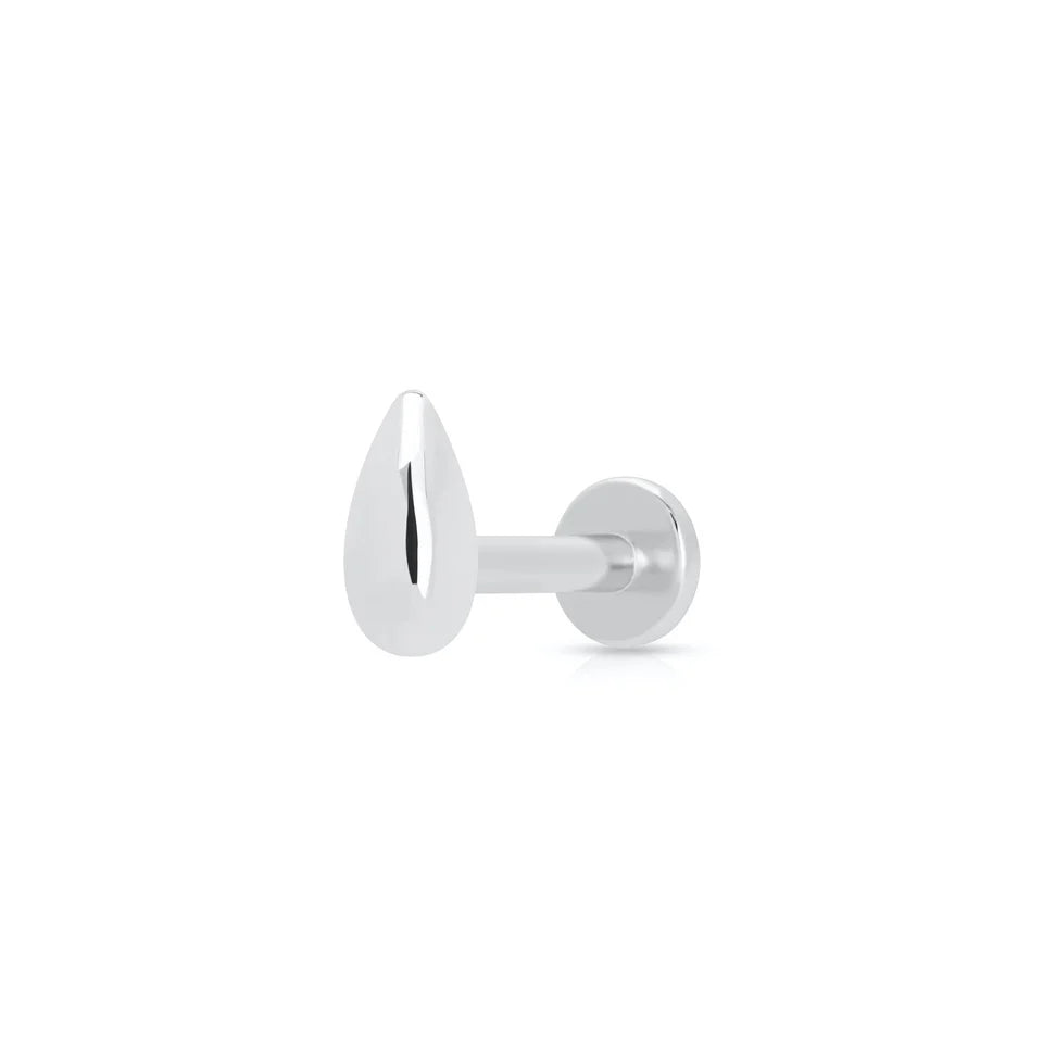 SPS-11 Teardrop Single Flat Back Earring