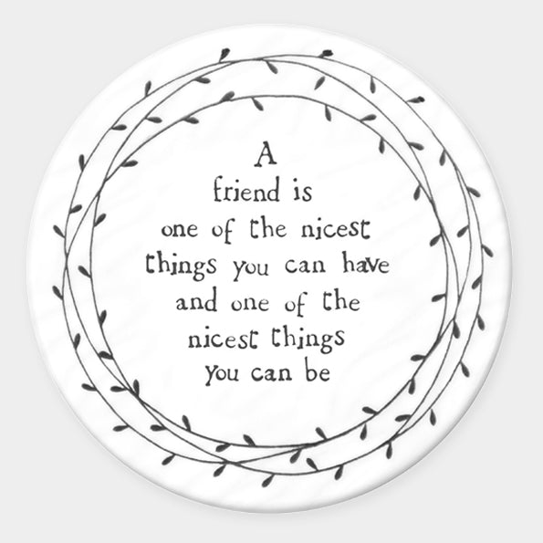131 Porcelain Leaf Coaster