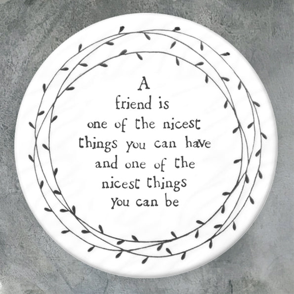 131 Porcelain Leaf Coaster