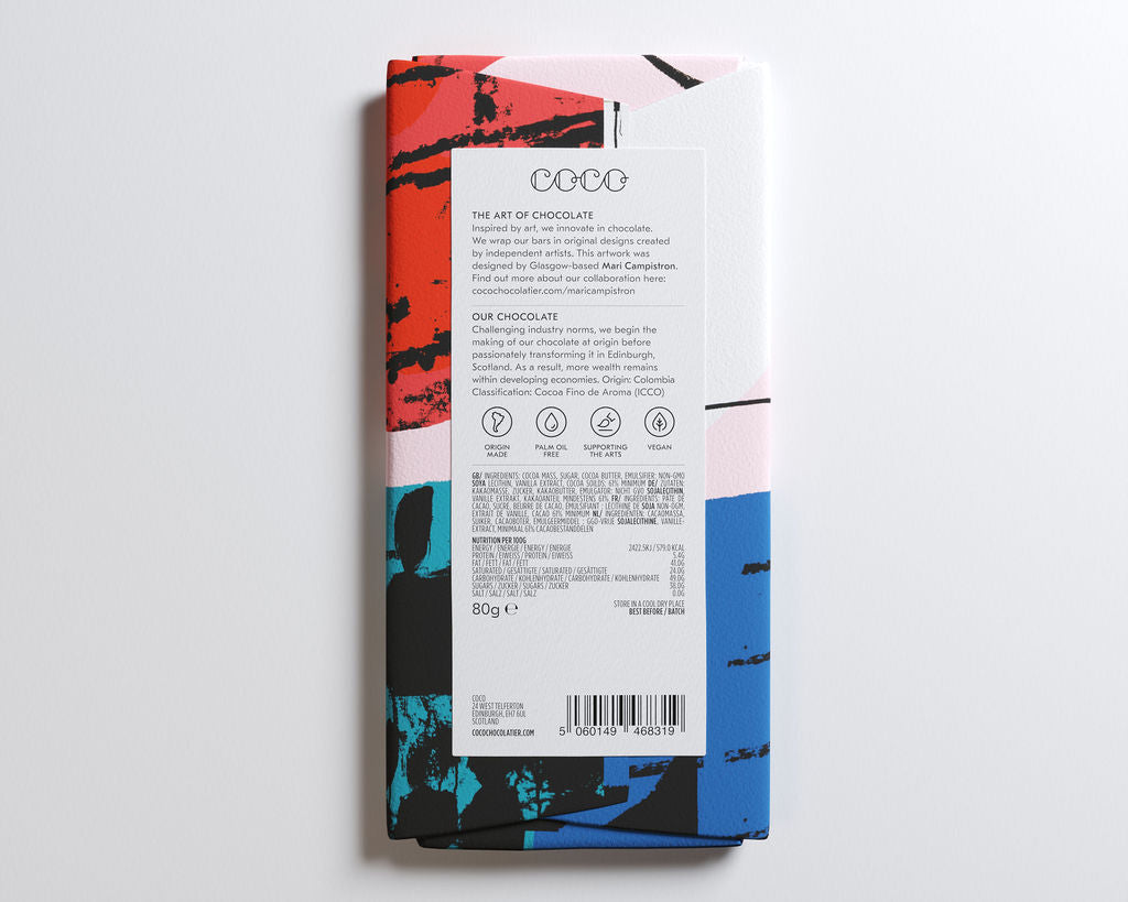 Cssd80 Isle of Skye Sea Salt Dark Chocolate 80g