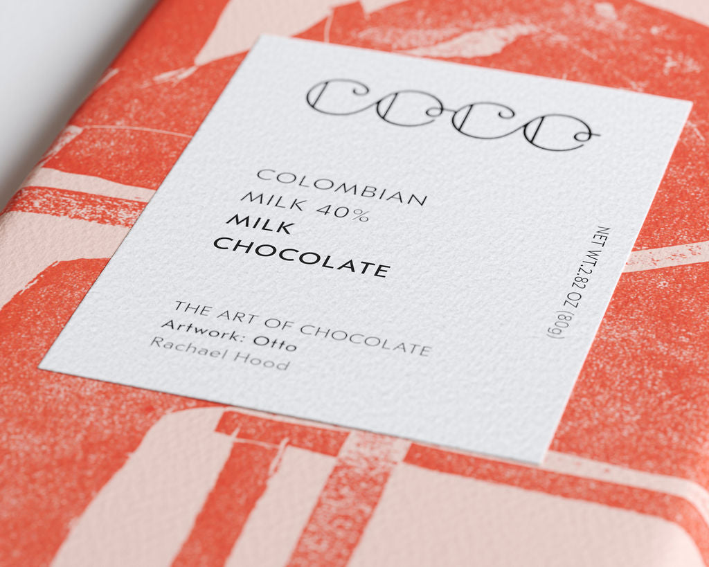 Cplainm80 Columbian Milk 40% Chocolate Bar 80g