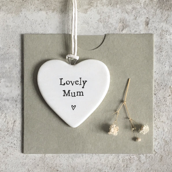 4169 Porcelain heart-Lovely mum