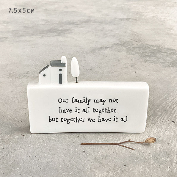 5560 Porcelain Scene - Our Family