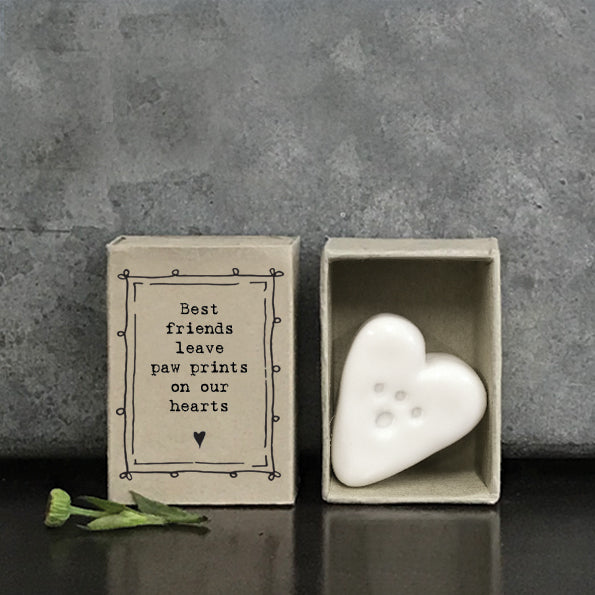 5662 Matchbox Paw Heart - Paw Prints