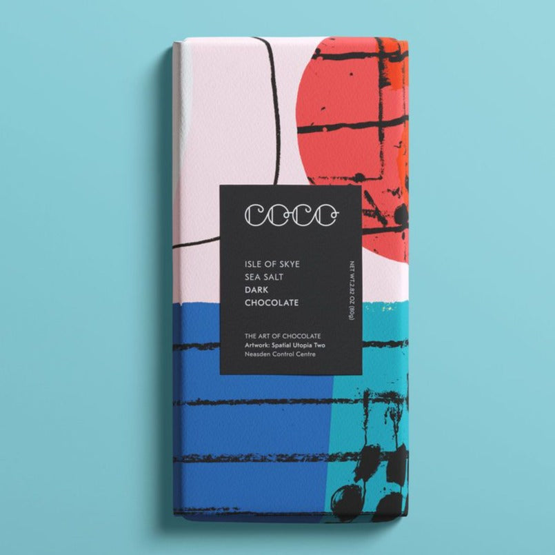 Cssd80 Isle of Skye Sea Salt Dark Chocolate 80g