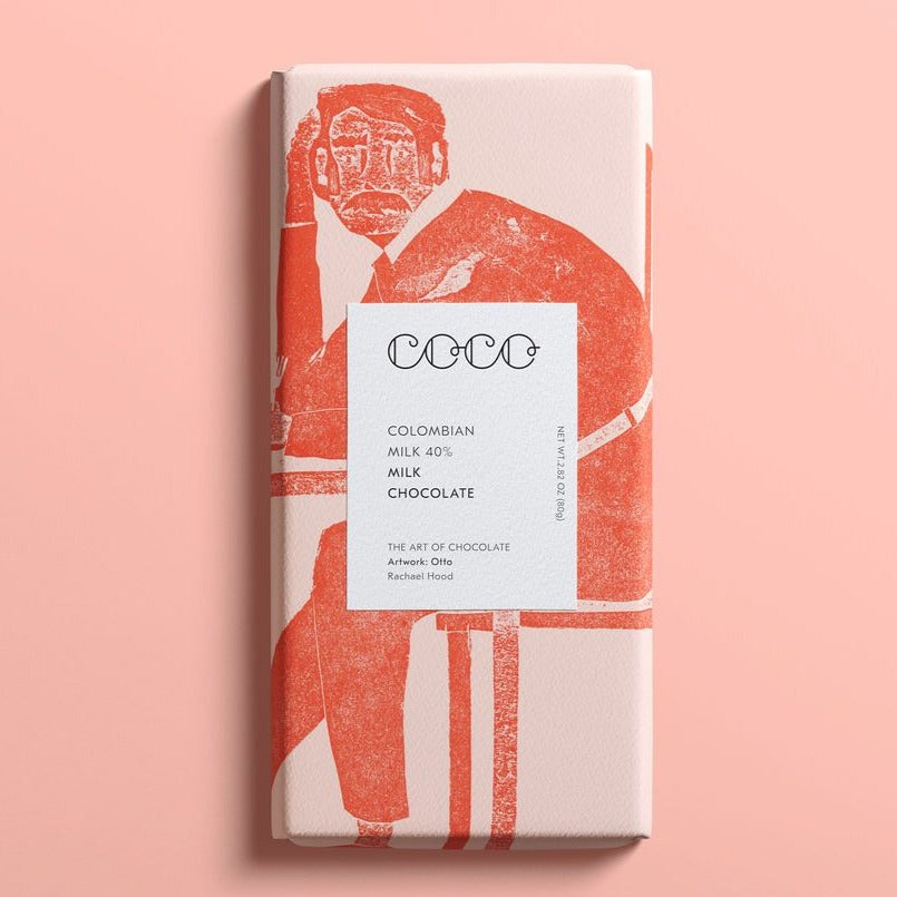 Cplainm80 Columbian Milk 40% Chocolate Bar 80g
