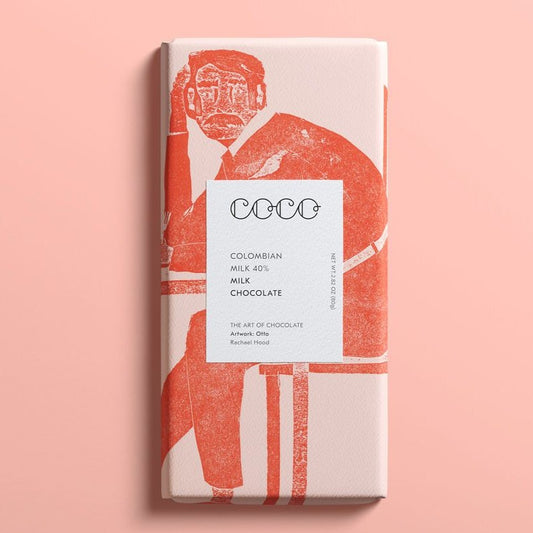 Cplainm80 Columbian Milk 40% Chocolate Bar 80g