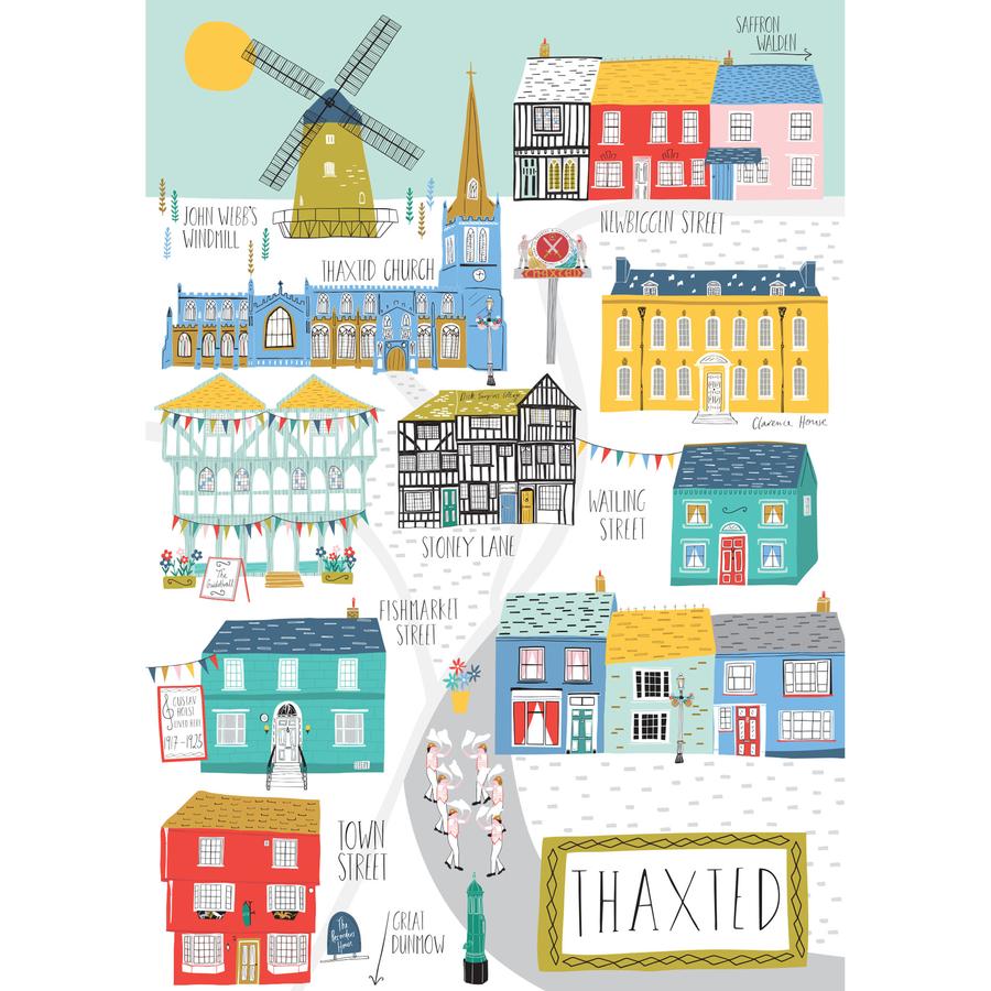 Art4 Thaxted Village Greeting Card