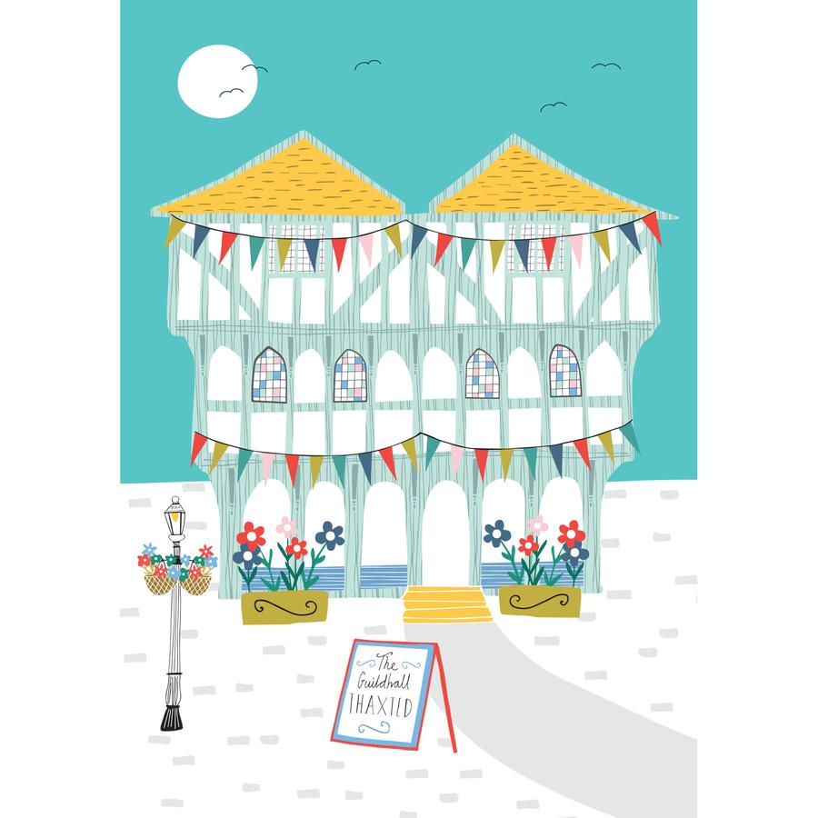 Art5 Guildhall Greeting Card