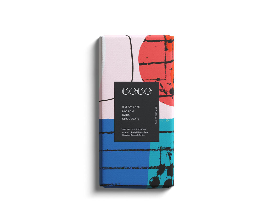 Cssd80 Isle of Skye Sea Salt Dark Chocolate 80g