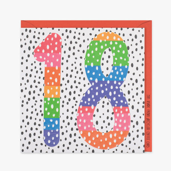 EDE029 18th Birthday Card