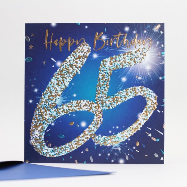 ELE123 65th Birthday Card