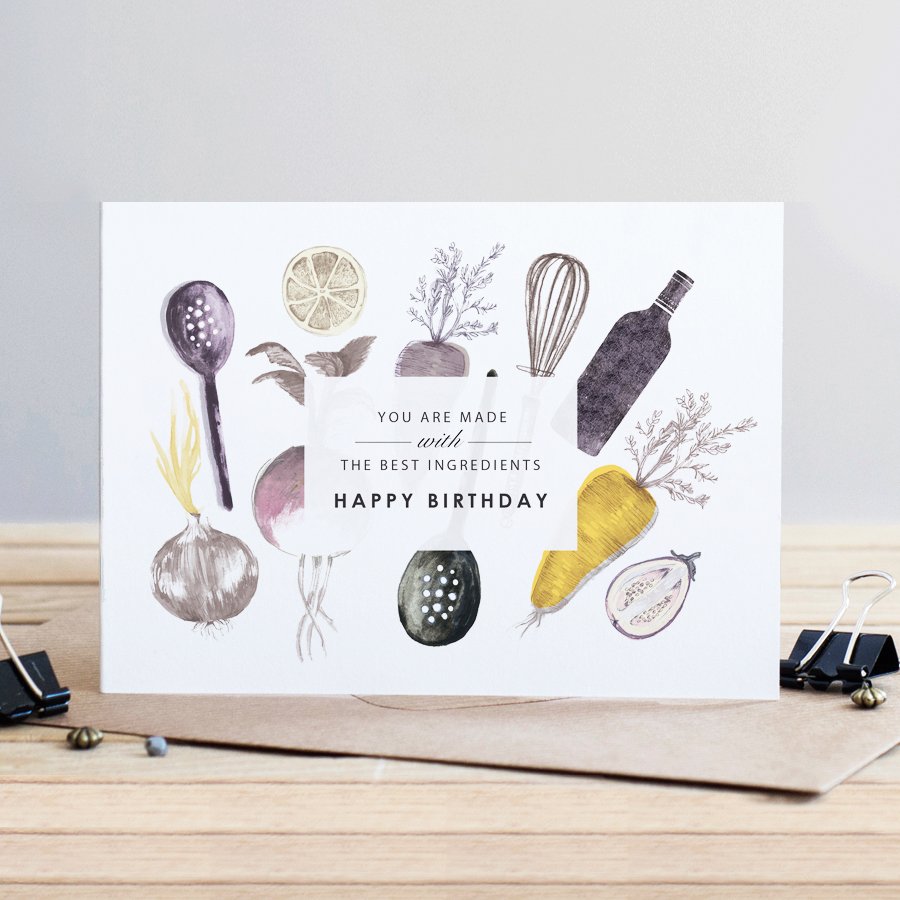 GG006 Birthday Cards - Cook