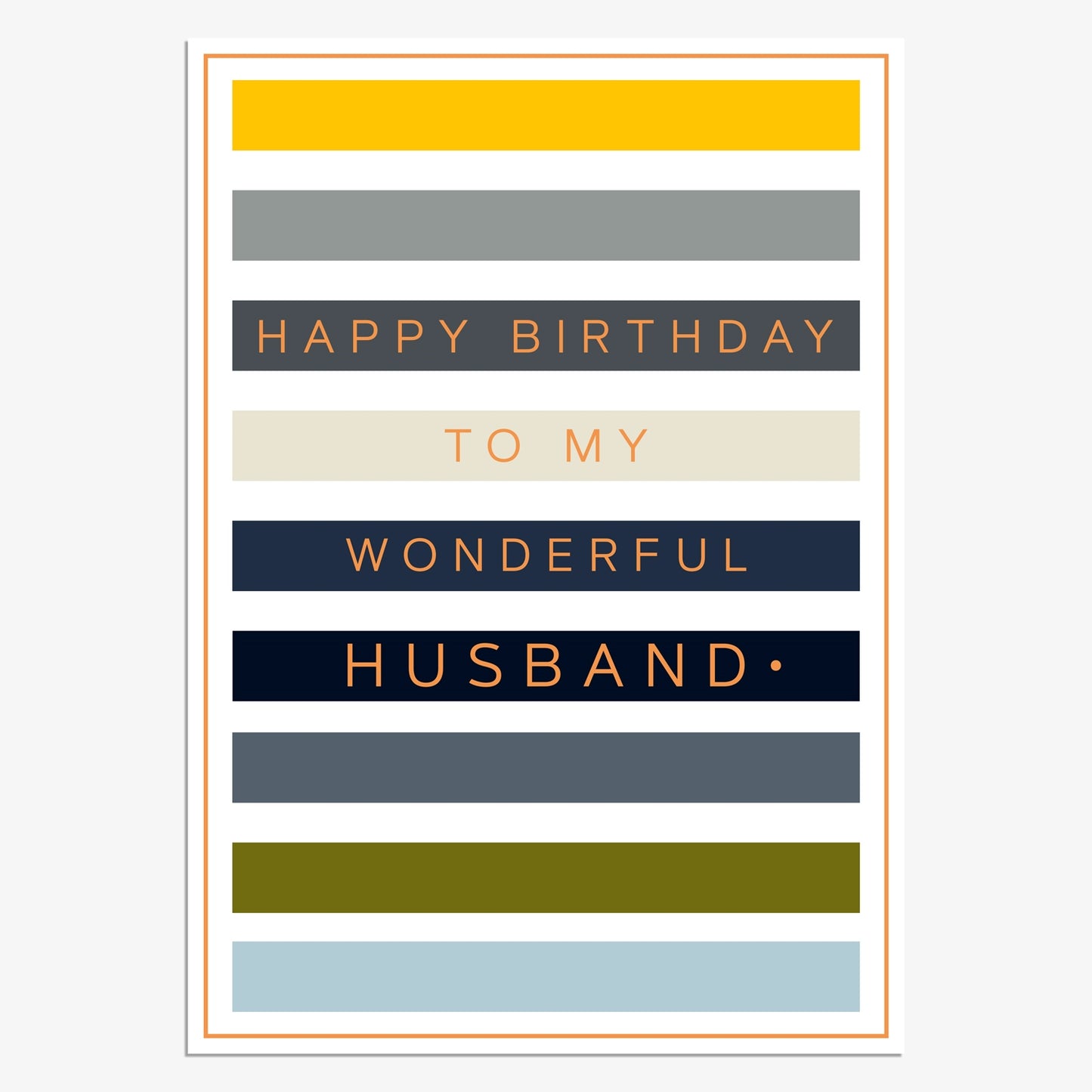 ROA61 Husband Birthday Card