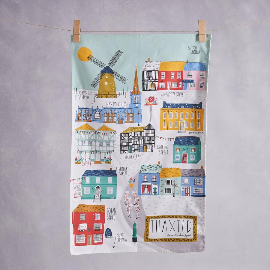 Jh005 Thaxted Tea Towel