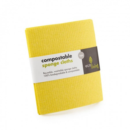 El35 Compostable Cloths 4 Pk Yellow