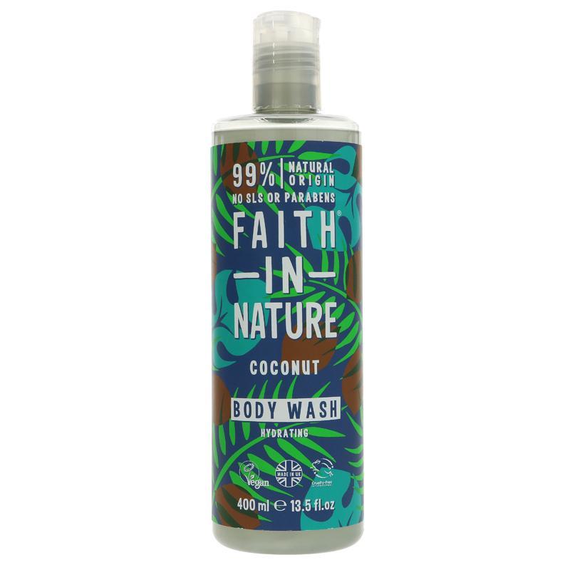 Dy880 Faith in Nature Bodywash Coconut 400Ml Btl