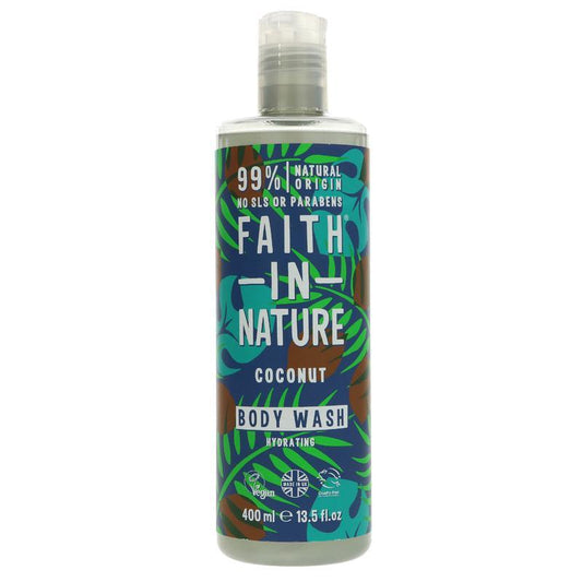 Dy880 Faith in Nature Bodywash Coconut 400Ml Btl