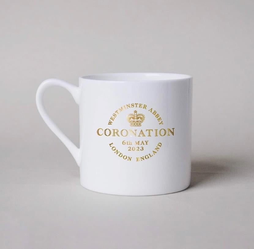 CRMGG King Charles III Coronation Mug Gold