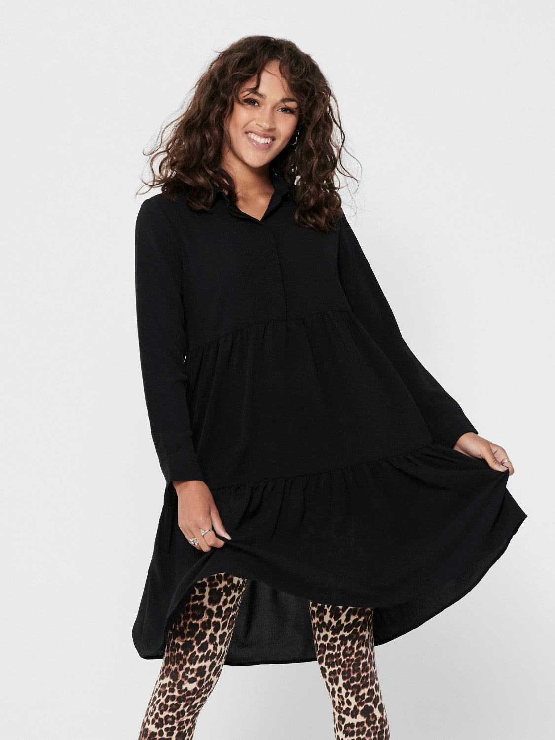 15212412 JDYPIPER L/S Shirt Dress Wvn