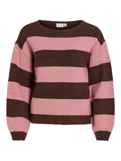 14112318 VIjola L/S Boatneck Knit Pullover