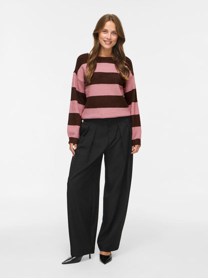 14112318 VIjola L/S Boatneck Knit Pullover