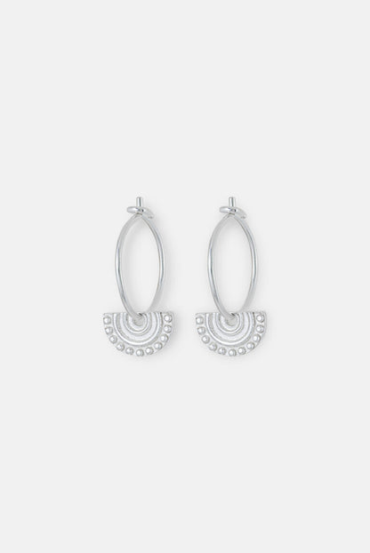 2562 Silver Delphi Earrings