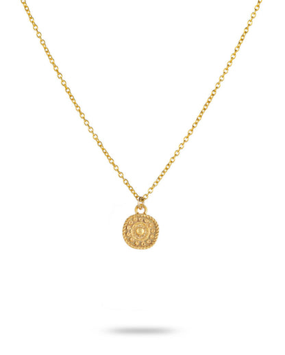 2573 Gold Coin Necklace