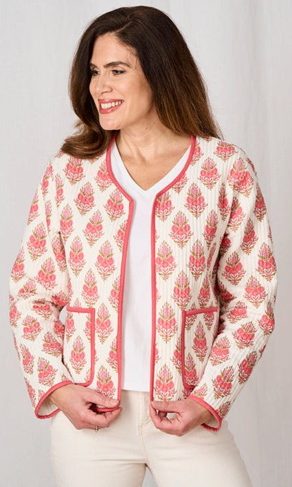 Annika Reversible Cotton Printed Jacket